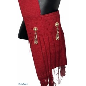 Red BOHO crossbody bag Unique